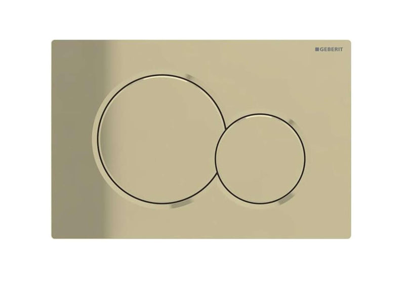 Geberit 115.770. Dt. 5 Betätigungsplatte Sigma01, Kunststoff Griff, Messing Braun, Braun