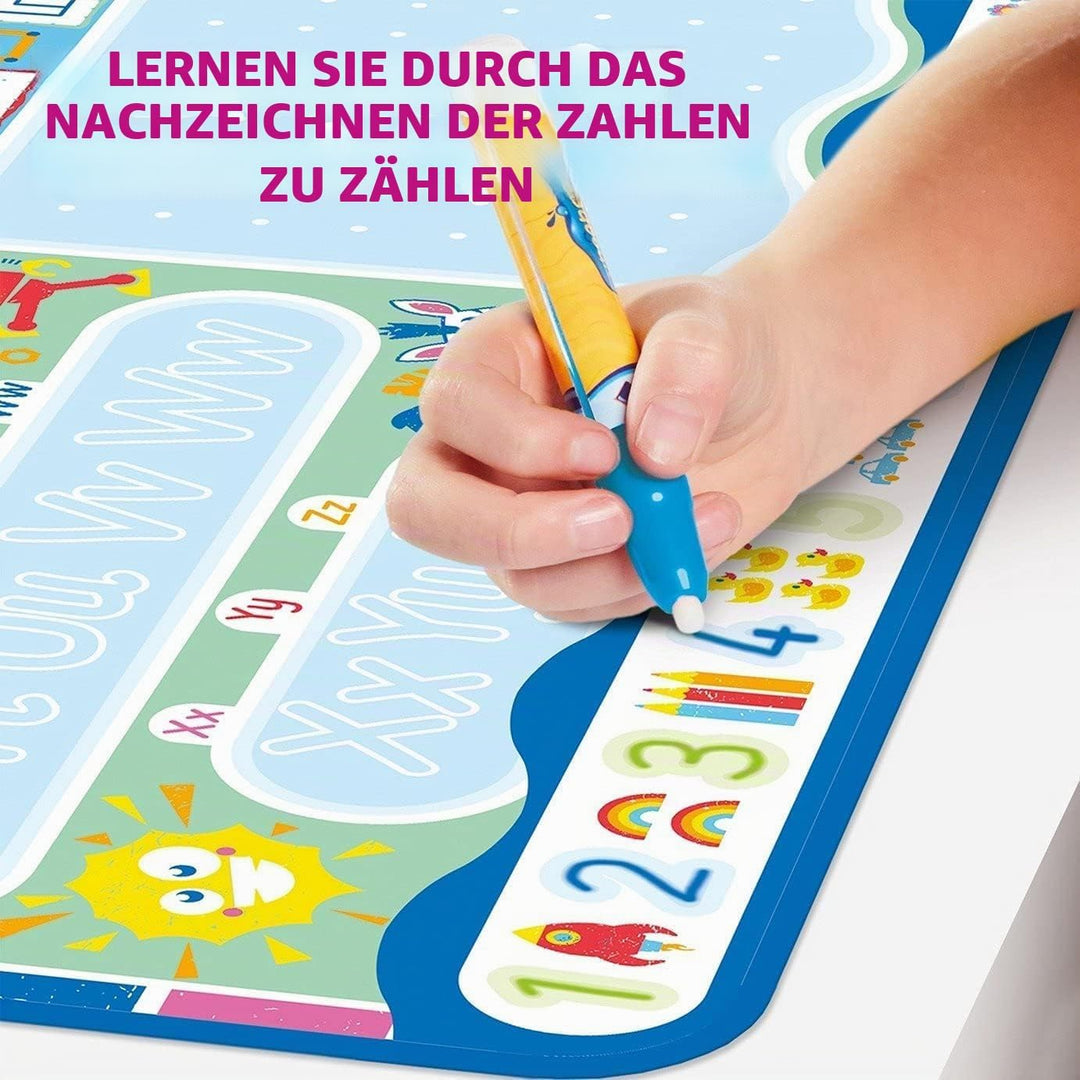 Aquadoodle My ABC Doodle Large Water Doodle Mat, Official Tomy No Mess Colouring & Drawing Game, Sui