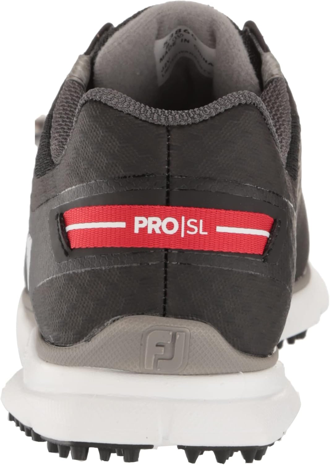 FootJoy Herren Pro|sl Sport Golfschuh 39.5 EU Schwarz Red, 39.5 EU Schwarz Red