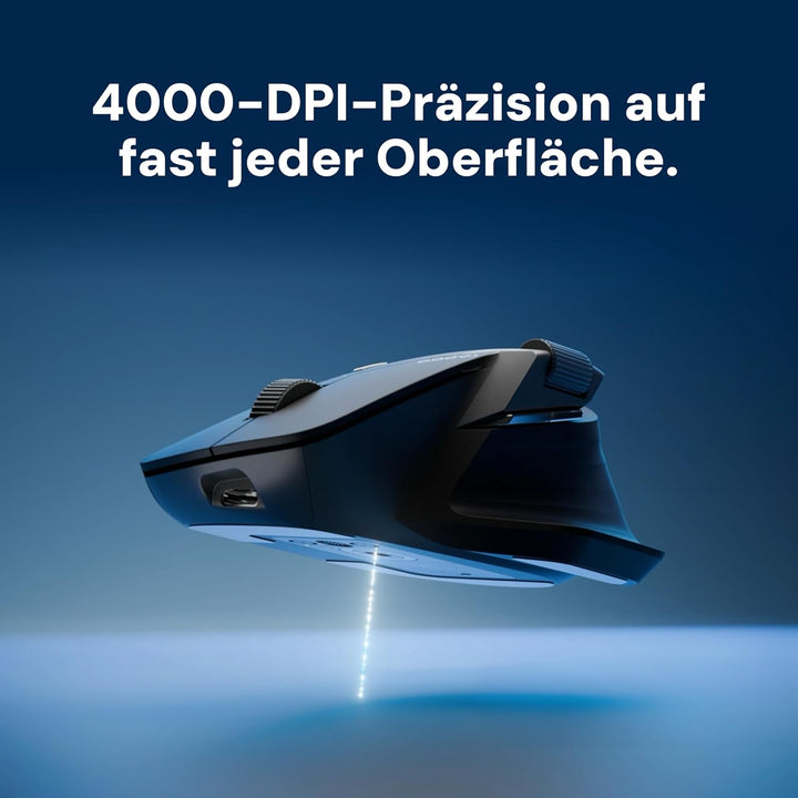 Rapoo MT760L wireless Mouse silent - USB Wireless 2.4G und Bluetooth Maus kabellos, bis 4000 DPI, le