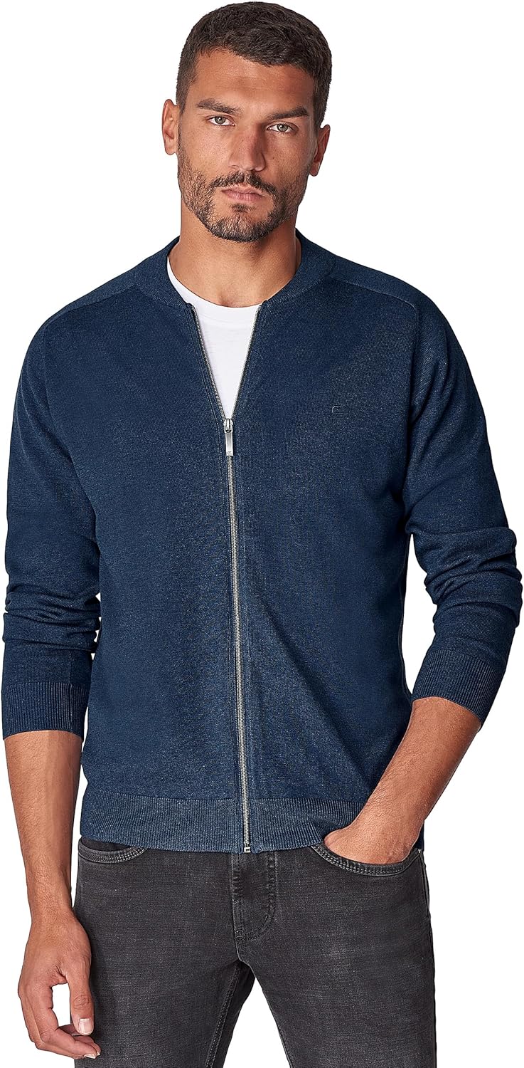 CASAMODA Strickjacke Uni XXL Aquadunkelblau, XXL Aquadunkelblau