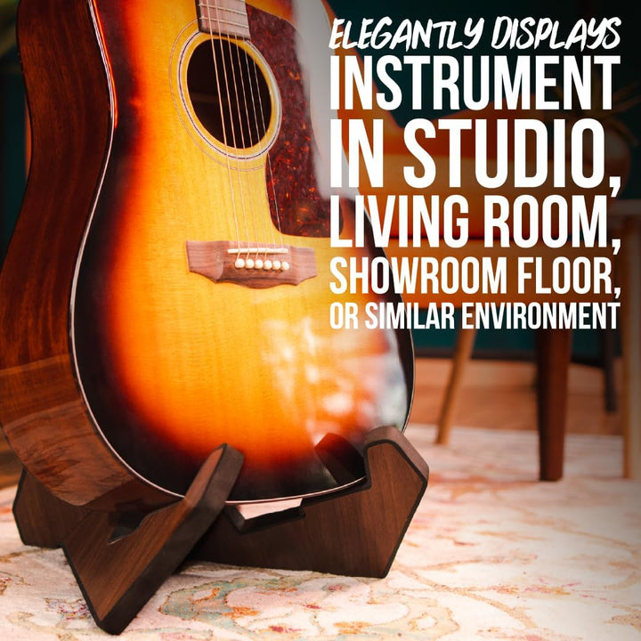 Gator Frameworks Elite Series X-Style Holz-Gitarrenständer in natürlichem Ahorn-Finish Passend für A