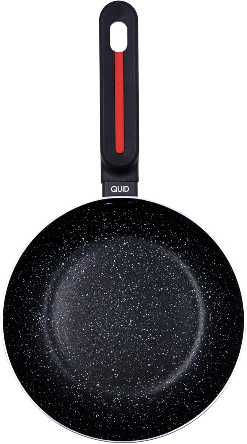 QUID TENTACION - Set mit 2 Pfannen aus gepresstem Aluminium, 20 cm - 24 cm estandar Schwarz, estanda