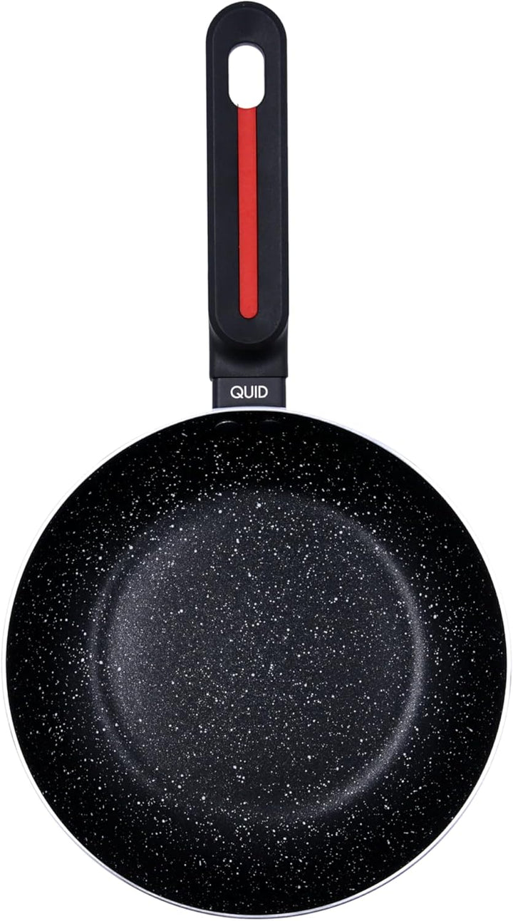 QUID TENTACION - Set mit 2 Pfannen aus gepresstem Aluminium, 20 cm - 24 cm estandar Schwarz, estanda
