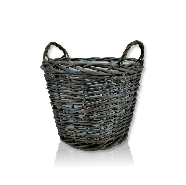 Decoline Weiden Pflanzkorb mit Henkeln und Einsatz L - Ø 48cm L - Ø 45cm, L - Ø 45cm