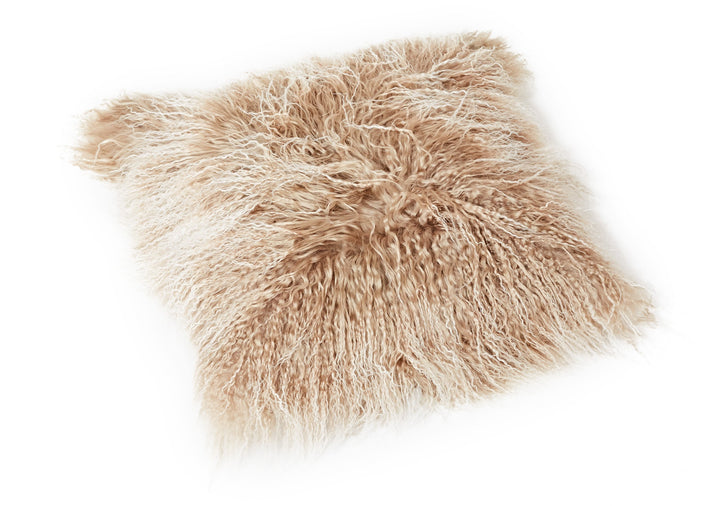 Reissner Lammfelle Tibet Lammfell Kissenbezug langflorig 40x40cm JAY107 Farbe beige (Tops) Jay107 Be