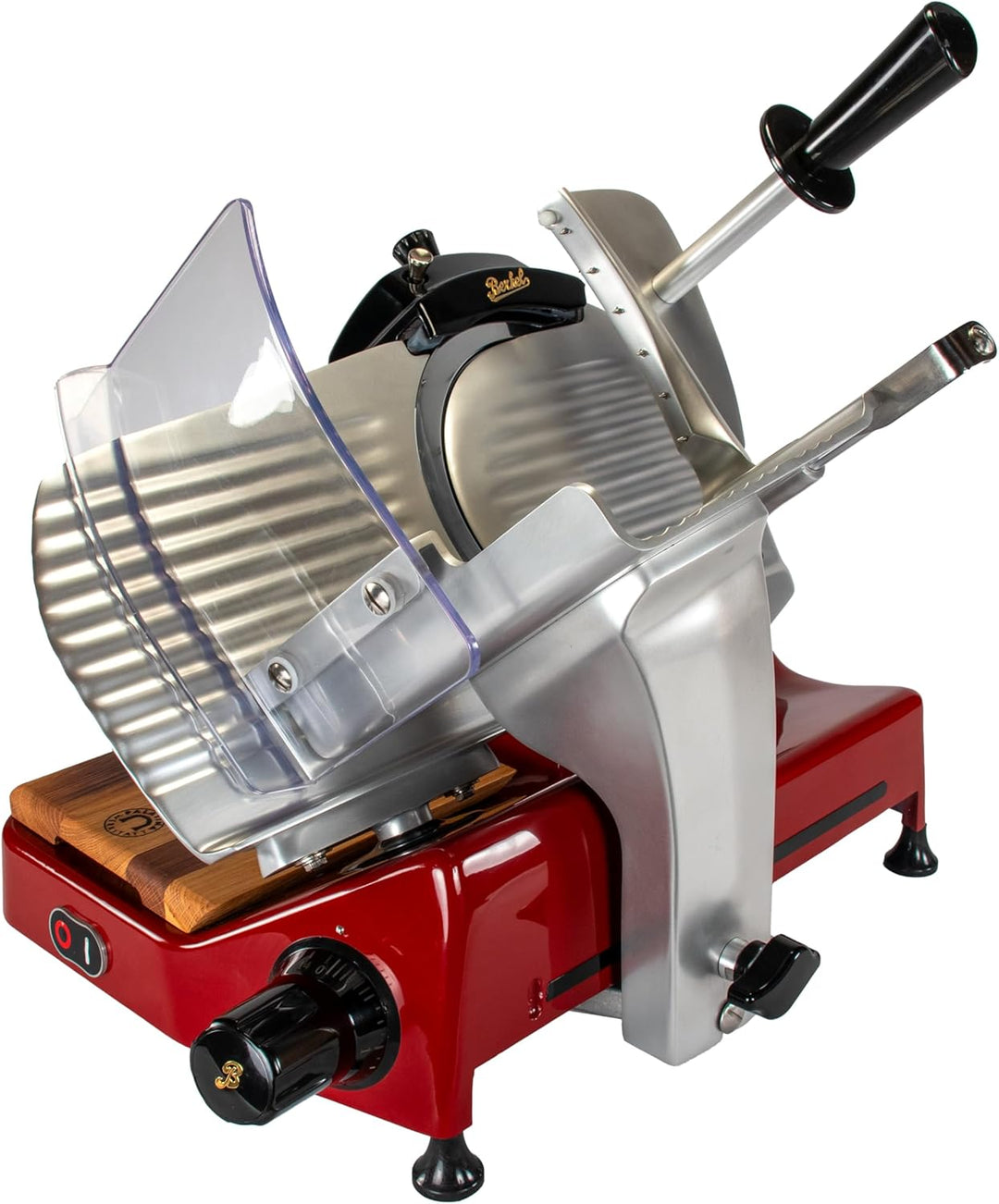 Berkel Aufschnittmaschine Pro Line XS 25 in rot - Profi Allesschneider für Ihre Küche + handgefertig