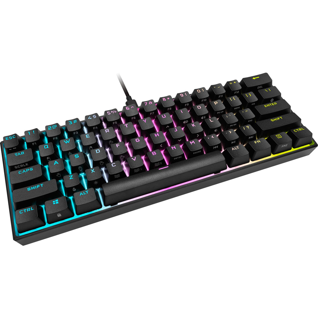 Corsair K65 RGB MINI 60% Mechanische Gaming-Tastatur (Anpassbare RGB-Beleuchtung einzelner Tasten, C