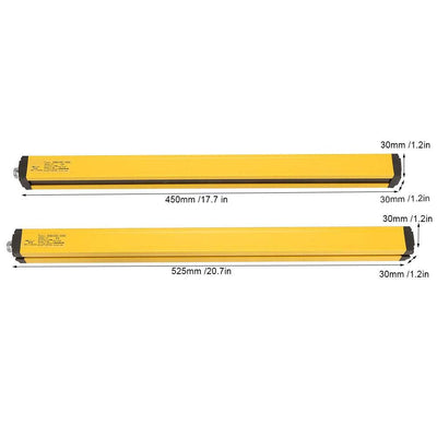 Verrückter Verkauf Lichtvorhang Sensor Schalter Sicherheitslichtgitter Sicherheitsgerät DC24V(10 Str