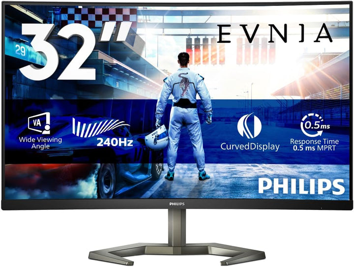 Philips Evnia 32M1C5200W - 32 Zoll Full HD Gaming Monitor, 240 Hz, 1 ms GtG, FreeSync Premium (1920x