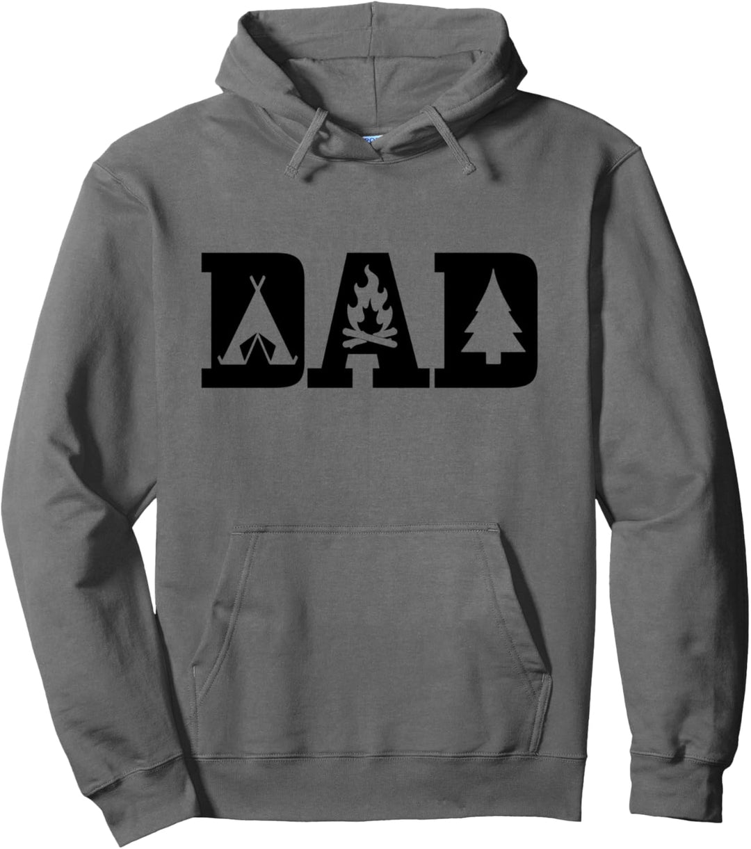 Camping Dad Vatertag Outdoor Bushcraft Camper Pullover Hoodie