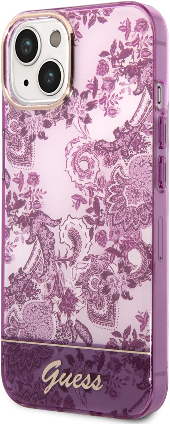 Guess GUHCP14MHGPLHF hülle für iPhone 14 Plus 6,7" Fuchsia/Fuschia hardcase Porcelain Collection