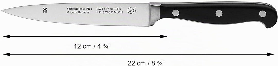 WMF Spitzenklasse Plus Spickmesser 22 cm, Made in Germany, Messer geschmiedet, Performance Cut, Spez