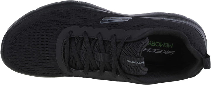 Skechers Herren Arch Fit Waveport Sneaker 41 EU Black Mesh Trim, 41 EU Black Mesh Trim