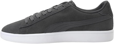 PUMA Unisex SMASH V2 Low-Top Trainers, CASTLEROCK-PUMA BLACK-PUMA WHITE, 39 EU