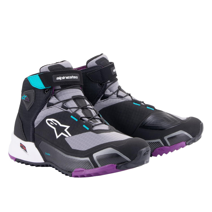 Alpinestars Nc Herren Motorradstiefel 60 EU Black Grey Plum Teal, 60 EU Black Grey Plum Teal
