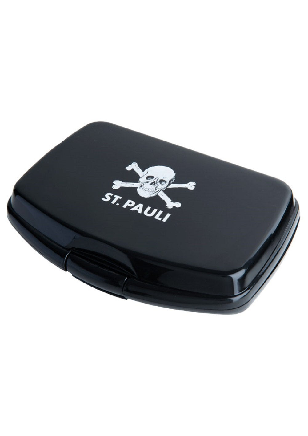 FC St. Pauli Totenkopf Brotdose (schwarz, one size)