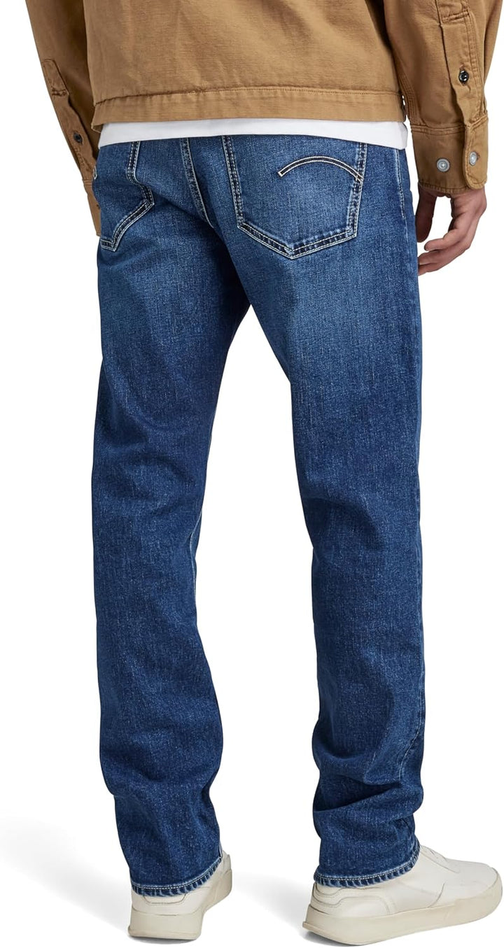 G-Star Herren Mosa Straight Jeans 26W / 30L Blau (Faded Atlantic Ocean D23692-c052-g119), 26W / 30L