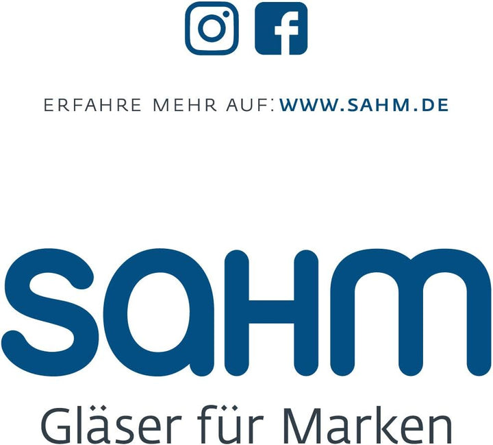 Sahm Rotweingläser Gross bauchig 6er Set - 580ml Weingläser Rotwein - Rotweingläser 6er Set Spülmasc