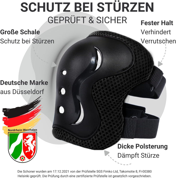 Liebkern Knieschoner Kinder Schoner Inliner Kinder Knieschützer Inliner Kinder Protektoren Set Schüt