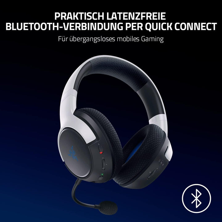 Razer Kaira für PlayStation - Kabelloses Dual-Headset für PS5 (Triforce Titanium 50-mm-Treiber, Hype