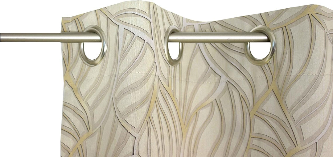 Wirth Fertigschal mit Ösen, Polyester, Creme, 245 x 145 cm 245 x 145 cm Creme, 245 x 145 cm Creme