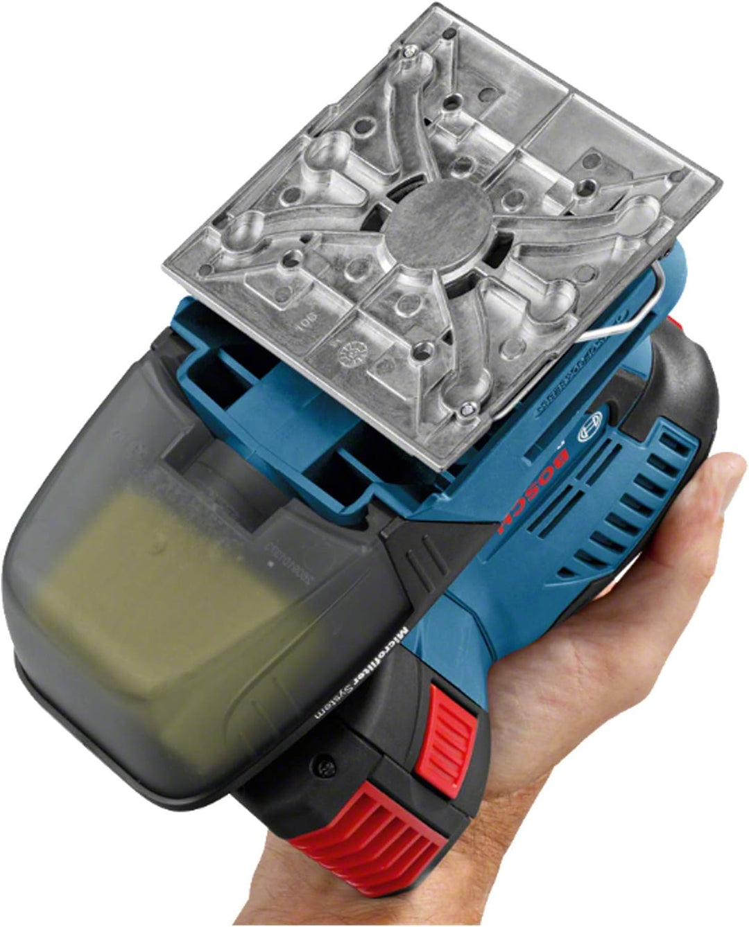 Bosch Professional 06019D0200 18V System Akku Schwingschleifer GSS 18V-10 (Schwingkreis-Ø: 1,6 mm, o