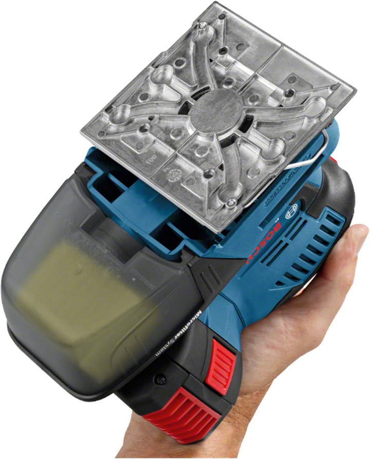 Bosch Professional 06019D0200 18V System Akku Schwingschleifer GSS 18V-10 (Schwingkreis-Ø: 1,6 mm, o