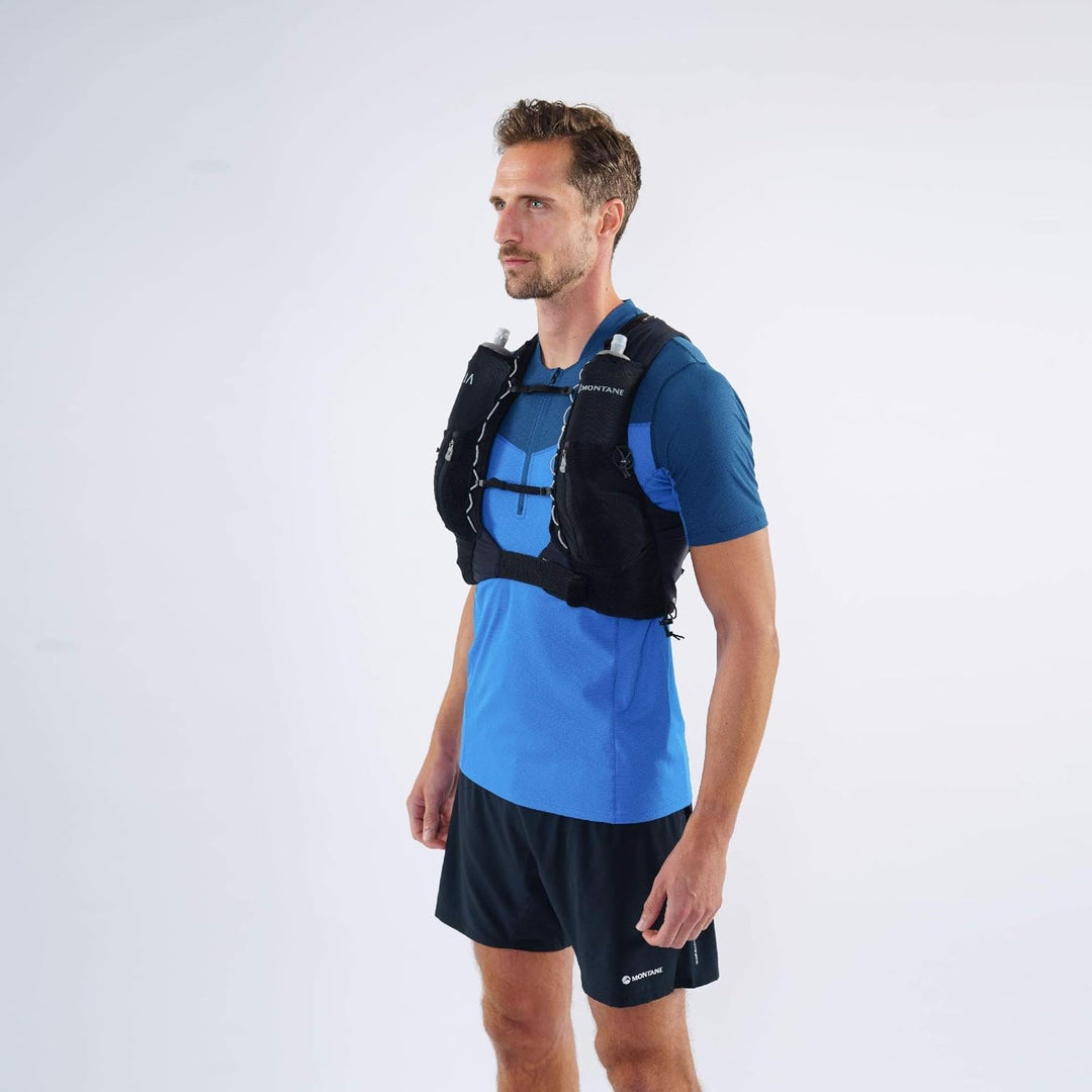 Montane Gecko VP 5 Laufen Pack Schwarz L, Schwarz L