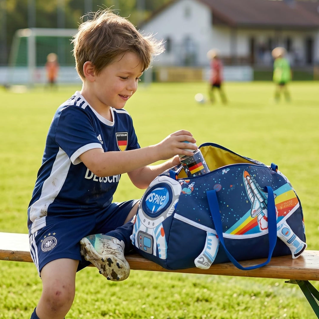 Sporttasche Kinder Schwimmtasche Jungen Mädchen Wasserdicht Badetasche Weekender Reisetasche Niedlic