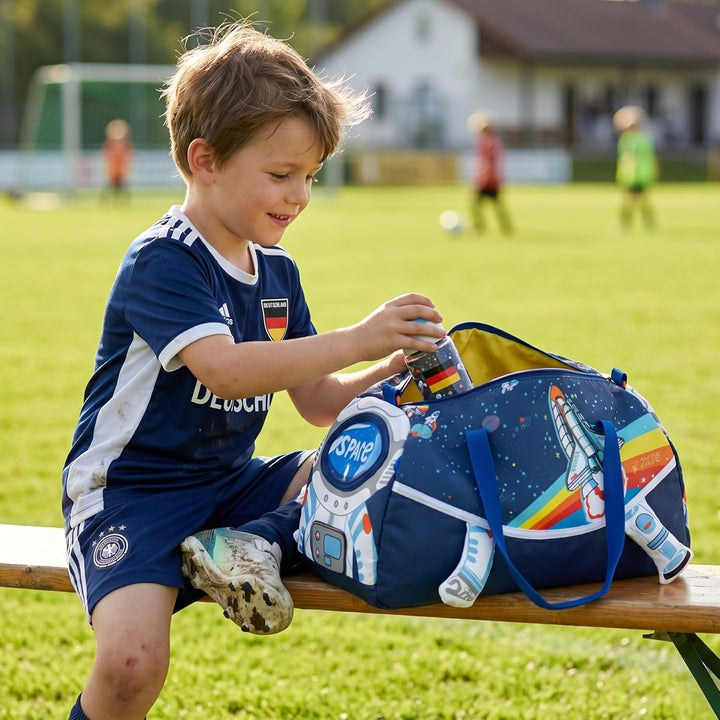 Sporttasche Kinder Schwimmtasche Jungen Mädchen Wasserdicht Badetasche Weekender Reisetasche Niedlic