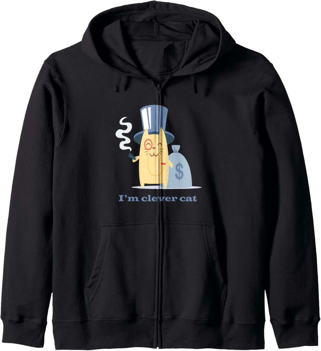 Ich bin coole kluge Katze Kapuzenjacke