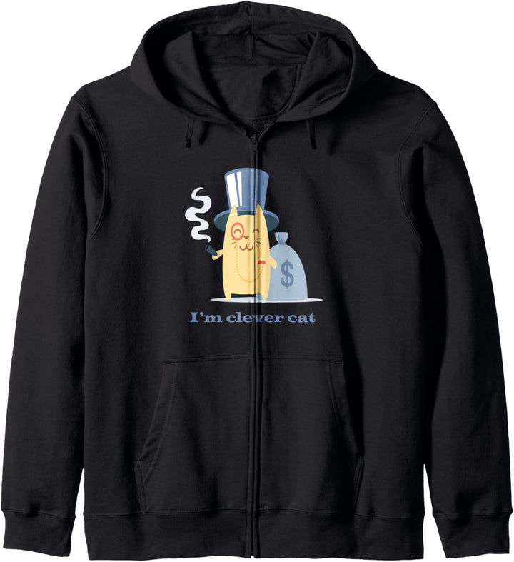 Ich bin coole kluge Katze Kapuzenjacke