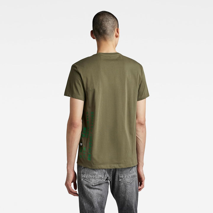 G-STAR Herren Originals T-Shirt XS Grün (Shadow Olive D22780-336-b230), XS Grün (Shadow Olive D