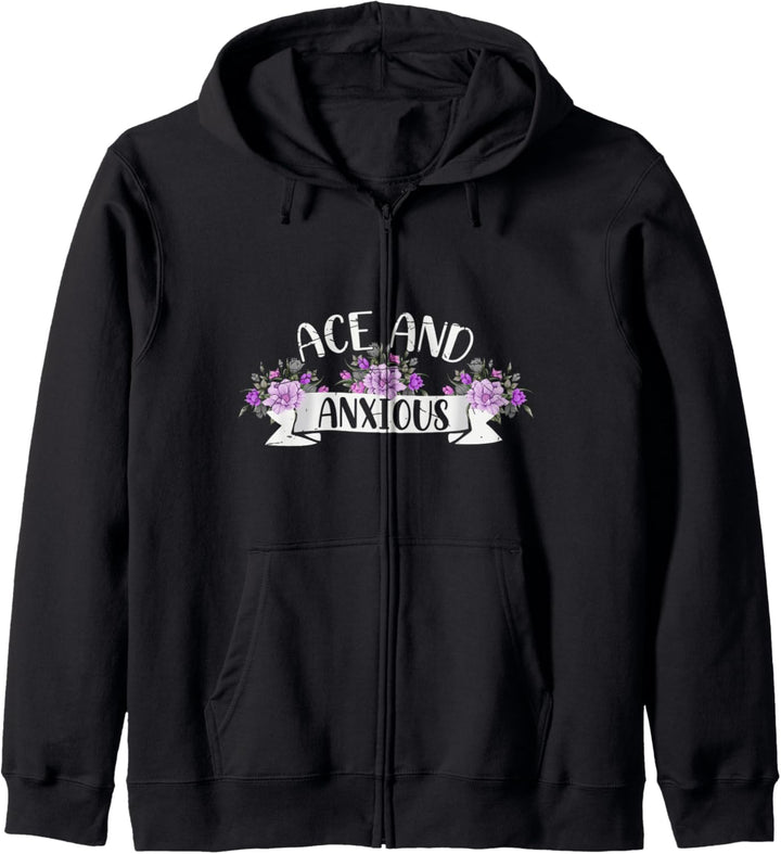 Asexuell Pride Ace Lustiges LGBTQIA Geschenk Asexuell Kapuzenjacke