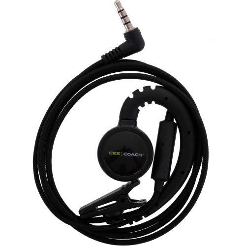 Ceecoach Mono Kabel Headset schwarz