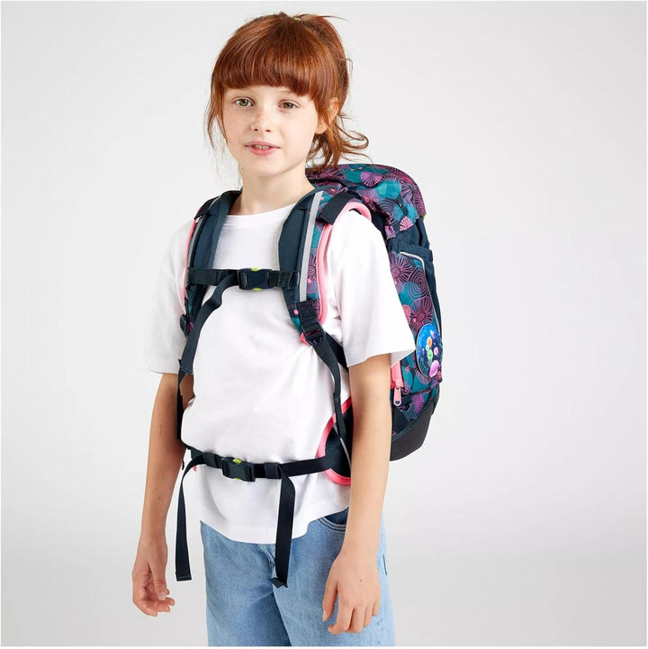 ergobag Pack Set ergonomischer Schulranzen flexibel 6-teilig Set 1. Klasse Grundschule für Mädchen u