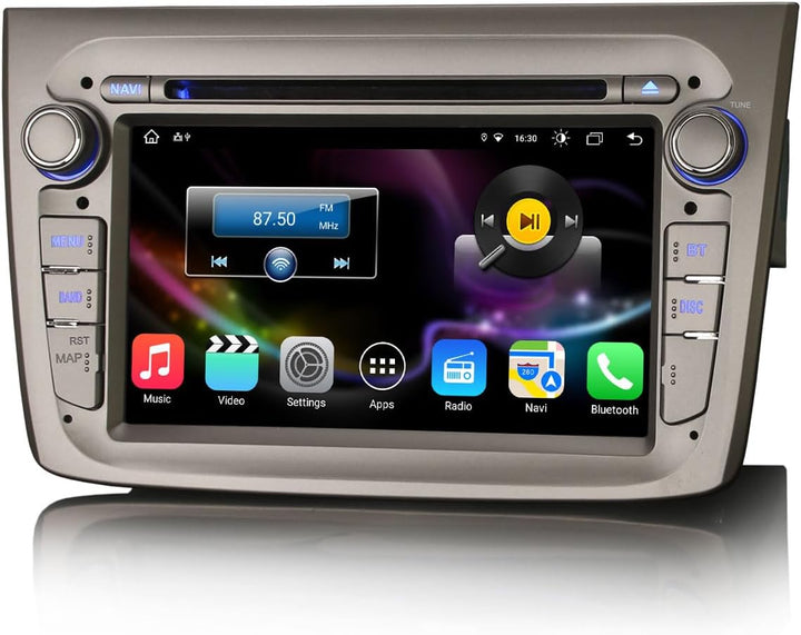 GONFEN 7-Zoll 8-Kern Android 12 Autoradio Navigation für Alfa Romeo Mito 2008-2019 Mit IPS Bildschir