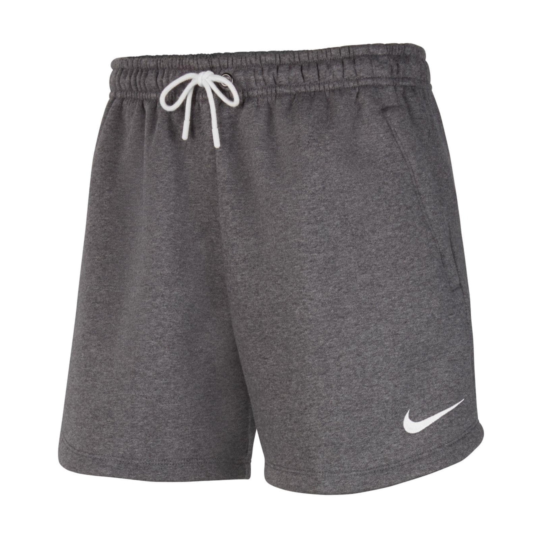 Nike Damen Shorts W Nk FLC Park20 Short Kz S Charcoal Heathr/White/White, S Charcoal Heathr/White/Wh