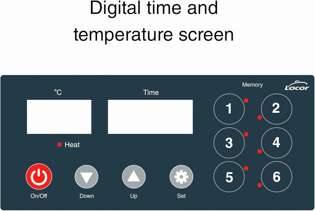 Lacor - 69492 - Sous Vide Professional Niedertemperaturkocher zum Kochen vakuumverpackter Lebensmitt