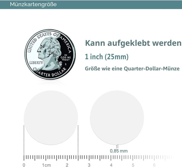 100 Stück NFC 215 Karten, NTAG215 Karten Runde NFC Tags Wiederbeschreibbare NFC 215 Kartenanhänger K