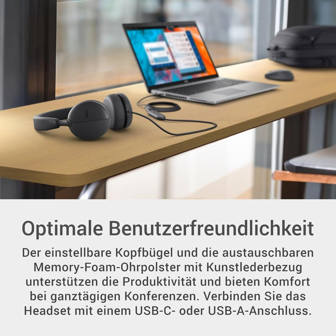 Dell Pro kabelgebundenes Headset mit ANC – WH5024, WH5024