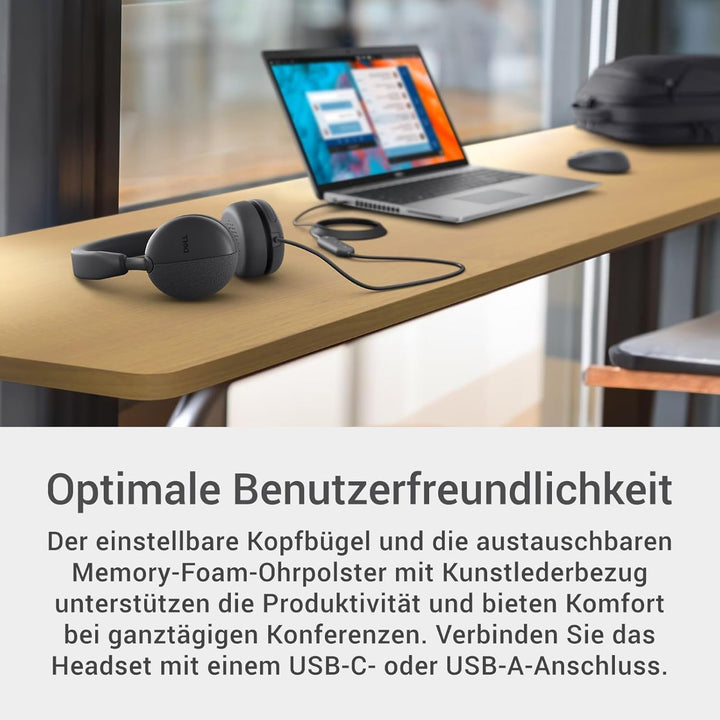 Dell Pro kabelgebundenes Headset mit ANC – WH5024, WH5024
