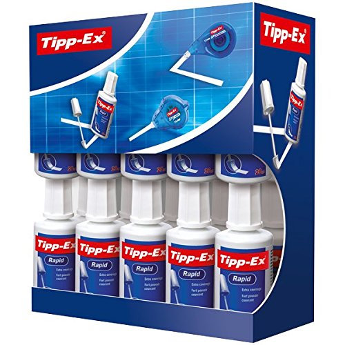 Tipp-Ex Korrekturfluid, Rapid 25 ml Value Pack, 20 Stück, weiss