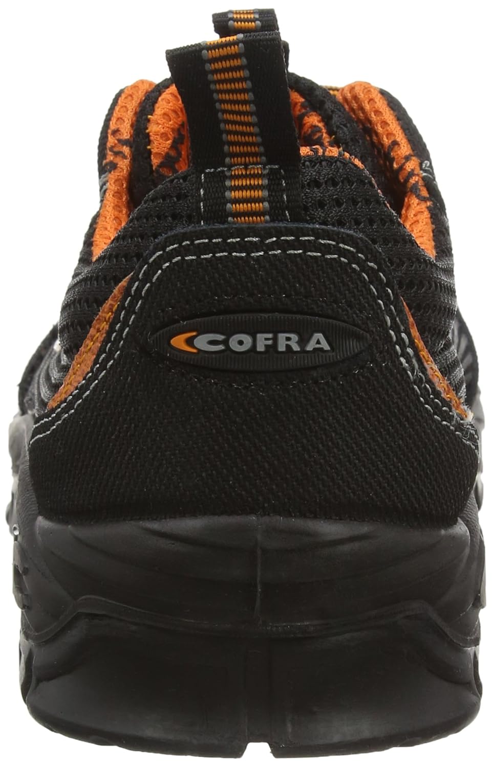 Cofra 13000-000.W42 AEGIR S1 P ESD SRC Sicherheitsschuhe, Schwarz/Orange, Grösse 42 42 EU, 42 EU