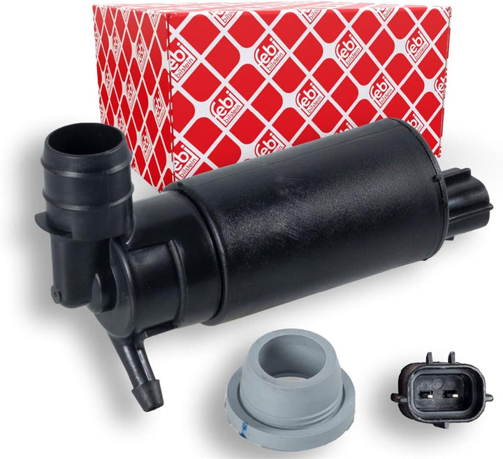 febi bilstein 109264 Waschwasserpumpe für Scheibenreinigungsanlage, mit Dichtring, 1 Stück