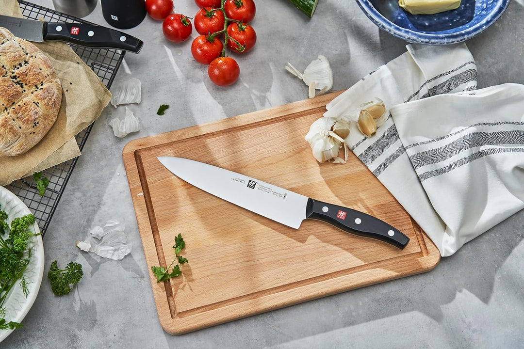 ZWILLING Messer-Set, 3-tlg., Spick-/Garniermesser, Fleischmesser, Kochmesser, Rostfreier Spezialstah
