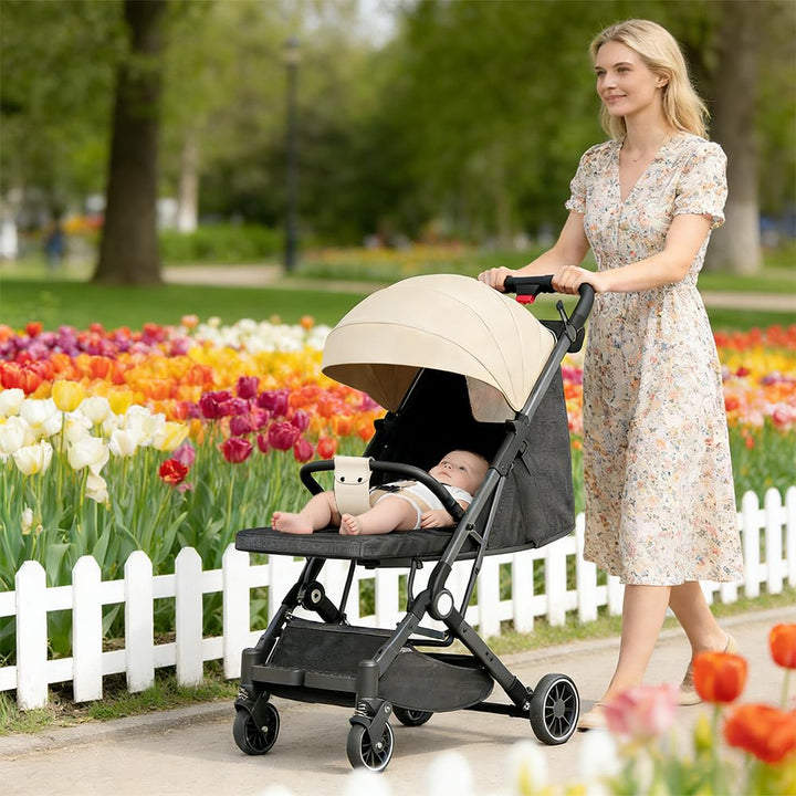 Kinderbuggy, Kinderwagen mit Sonnenschirm, Kinderwagen Zusammenklappbar, Buggy mit Liegefunktion, Ka