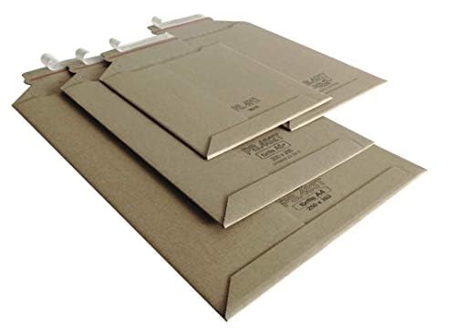 Versandtaschen Premium aus Mikro-Wellpappe Karton für DIN A4+ /270x390mm Füllhöhe 50mm (PS.4032T) (1
