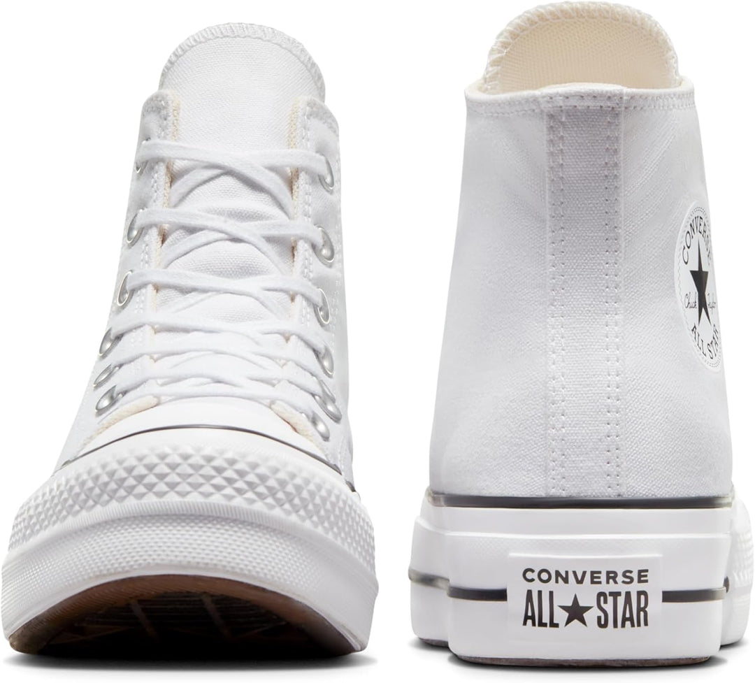 Converse Ct Core Lea Hi 236580-61-8 Unisex - Erwachsene Sneaker 36 EU Weiss Schwarz Weiss, 36 EU Wei